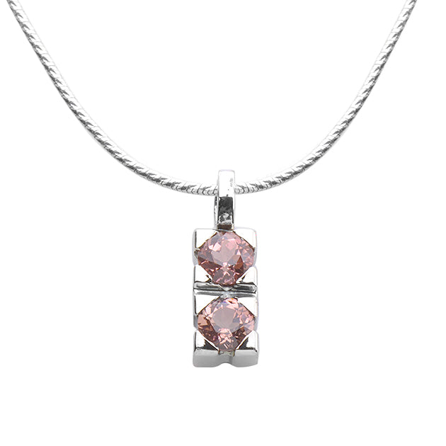 Silver and Tourmaline Pendant