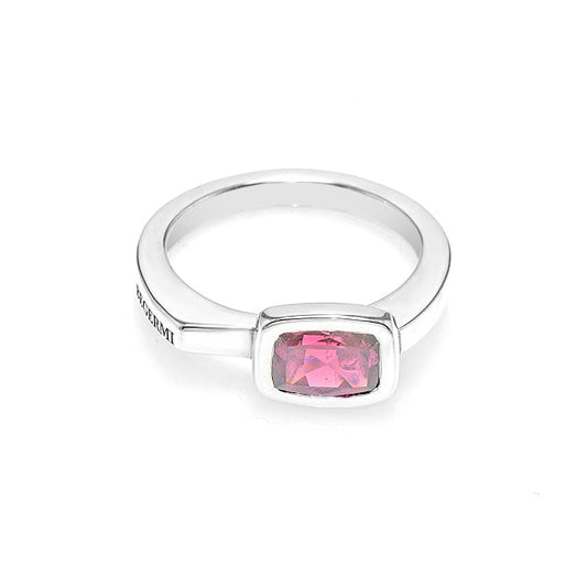 Silver and Rhodolite S.Begermi Ring