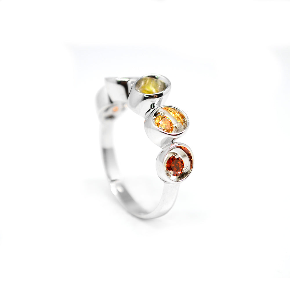 Roberto Bravo Ring with Swarovski Stones