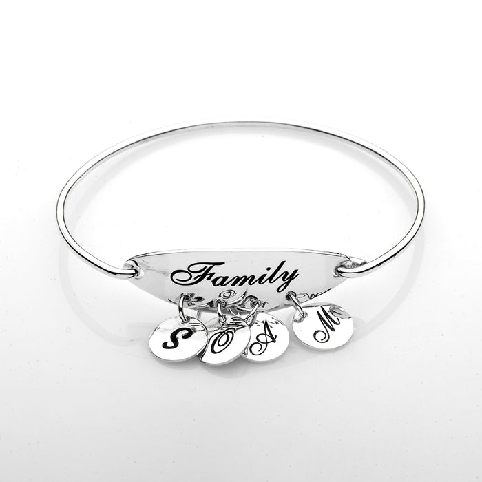 Family Silver Bracelet