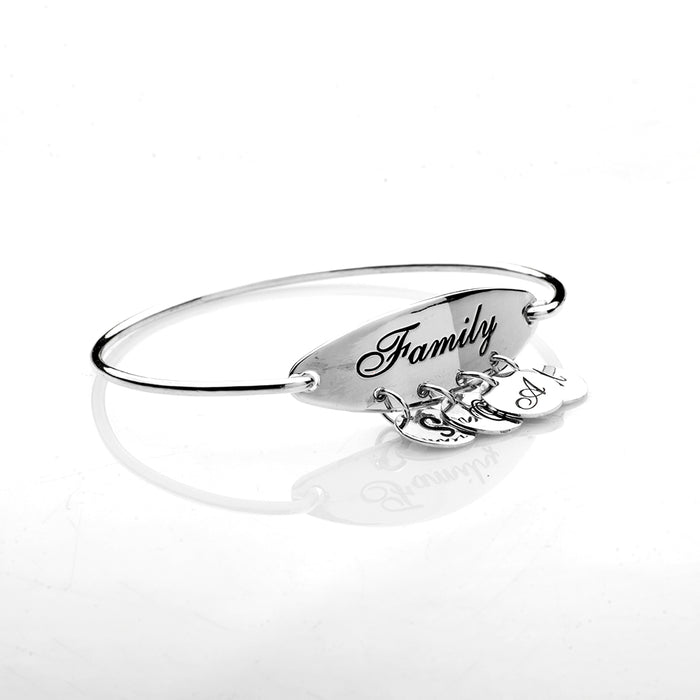 Family Silver Bracelet