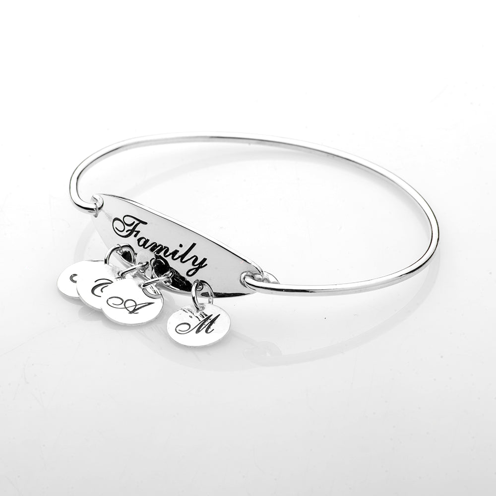 Family Silver Bracelet