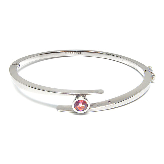 Silver and Tourmaline S. Begermi Bracelet