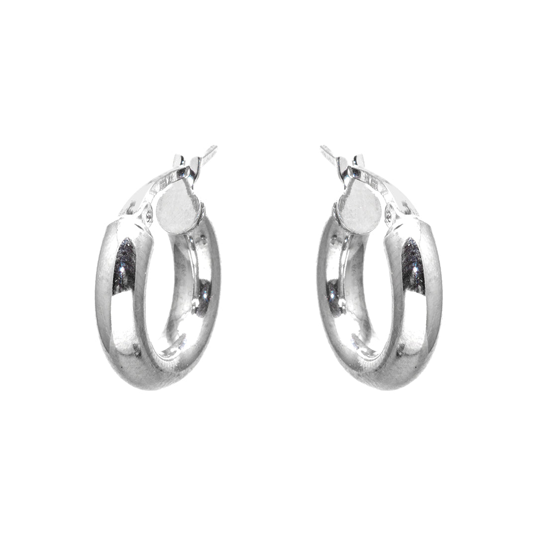 Silver Hoops