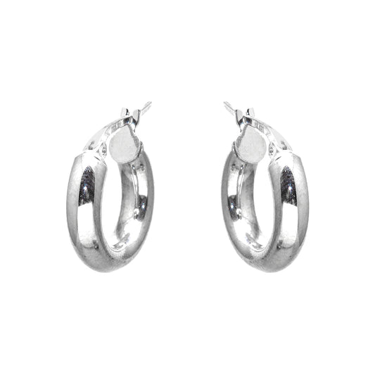 Silver Hoops