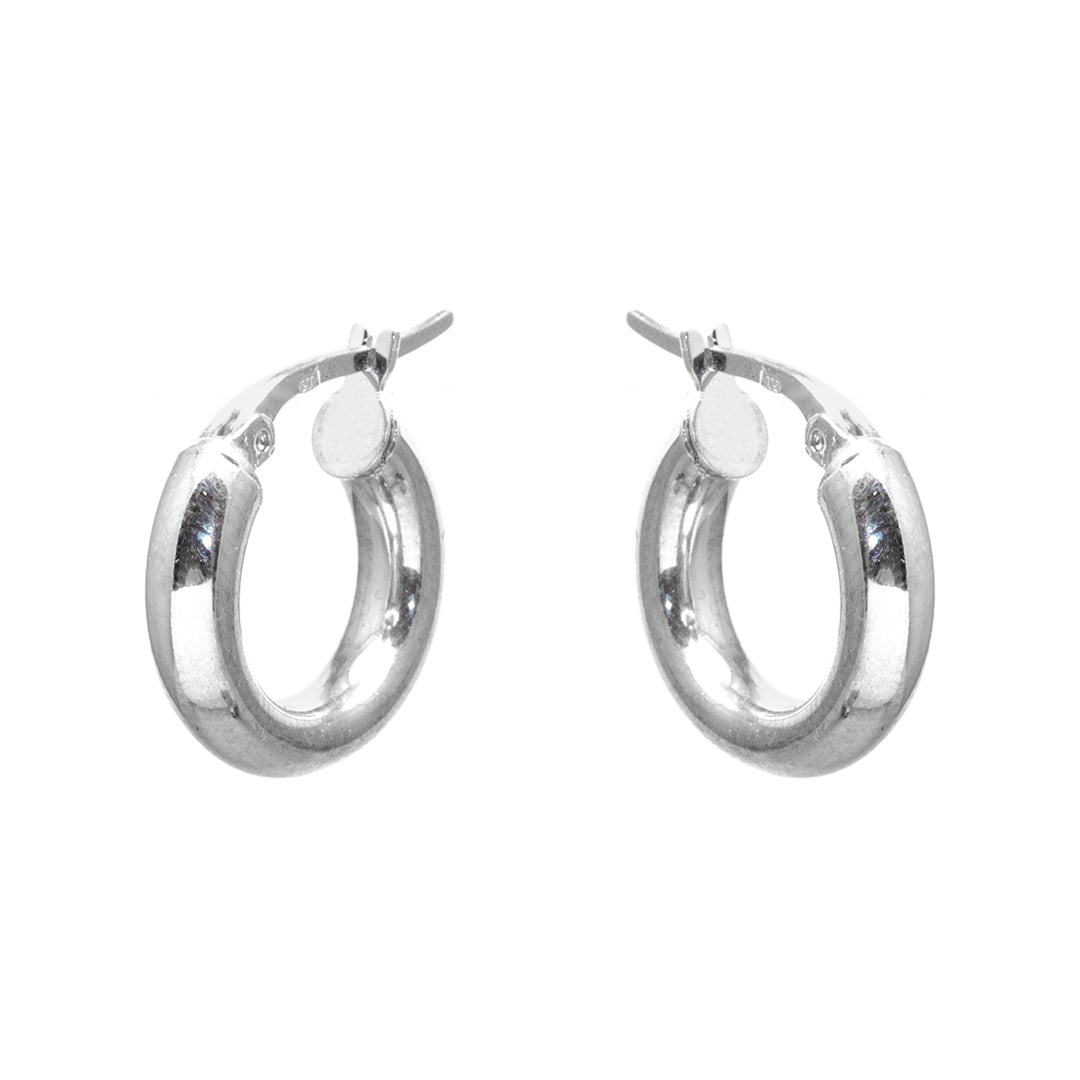 Silver Hoops