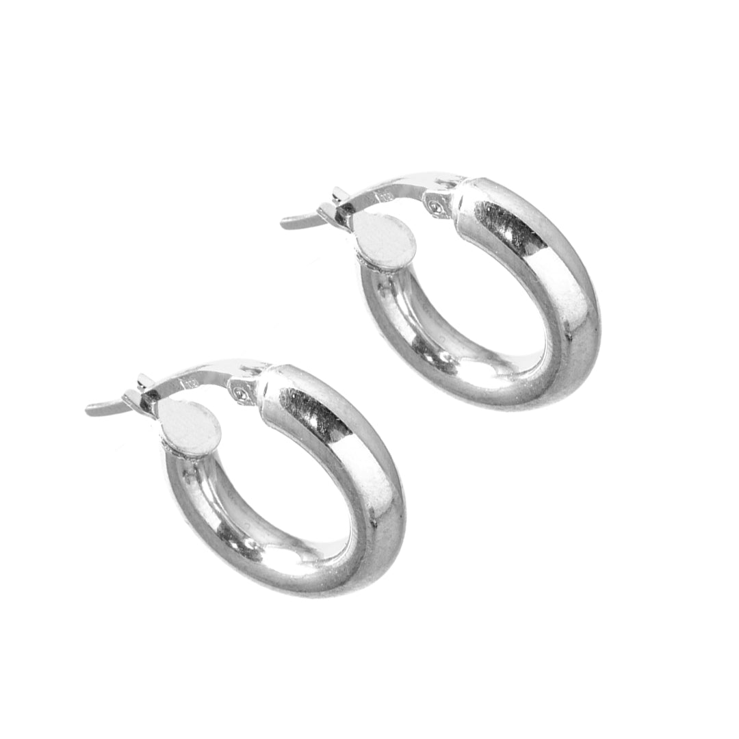 Silver Hoops