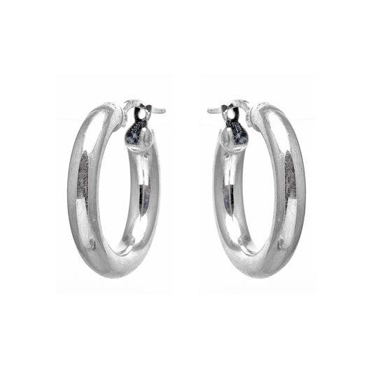 Silver Hoops