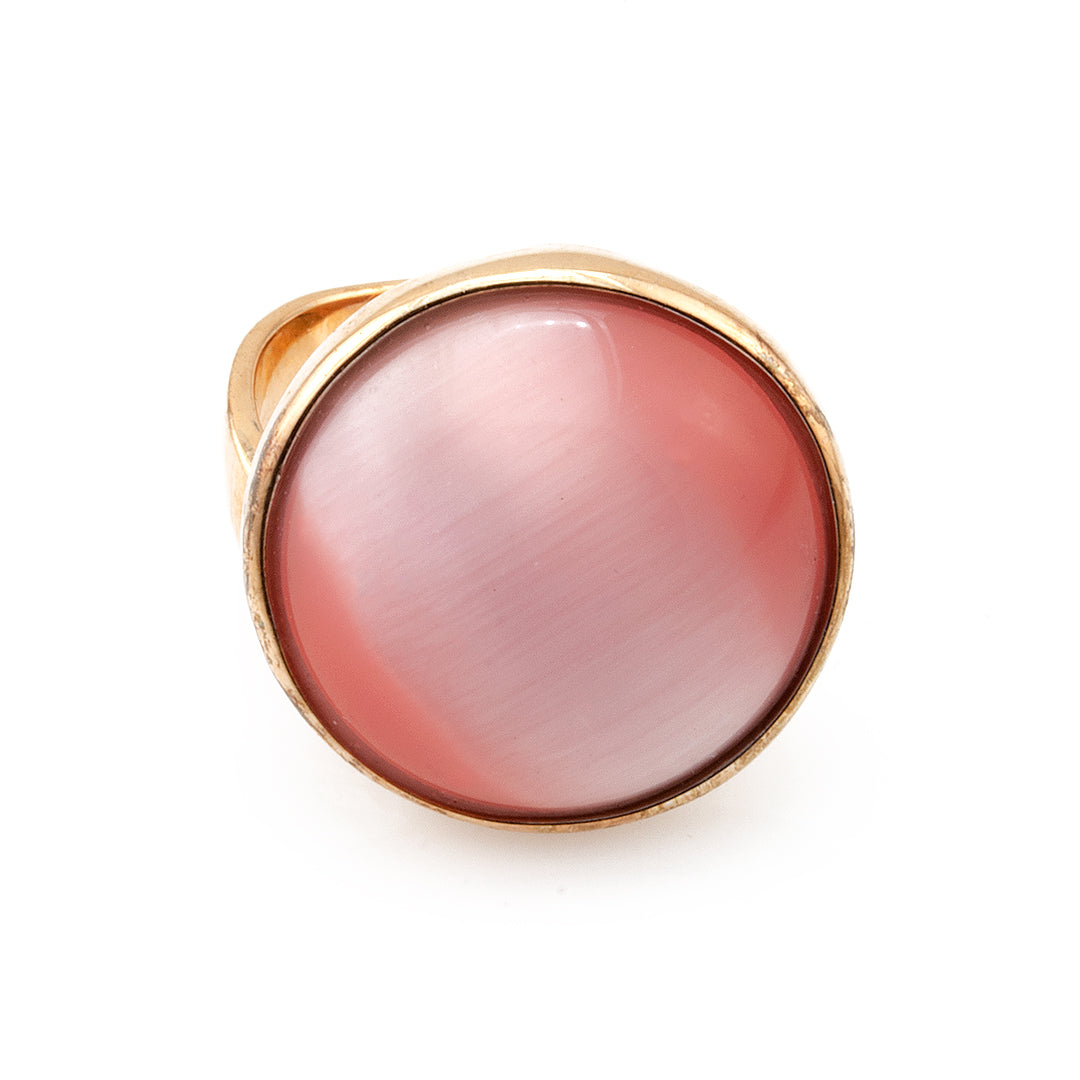 Red Synthetic Moonstone ring