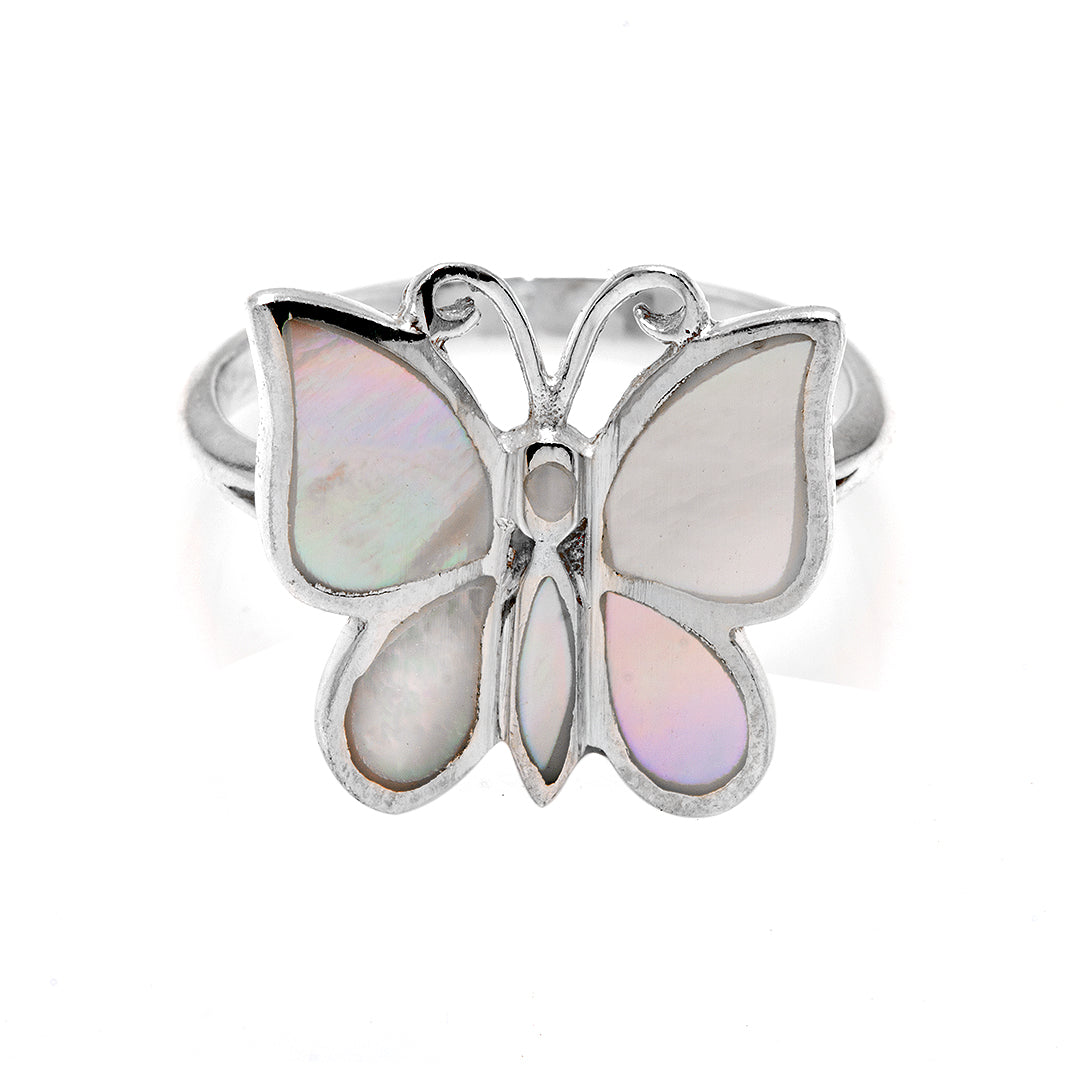 Silver Butterfly Ring