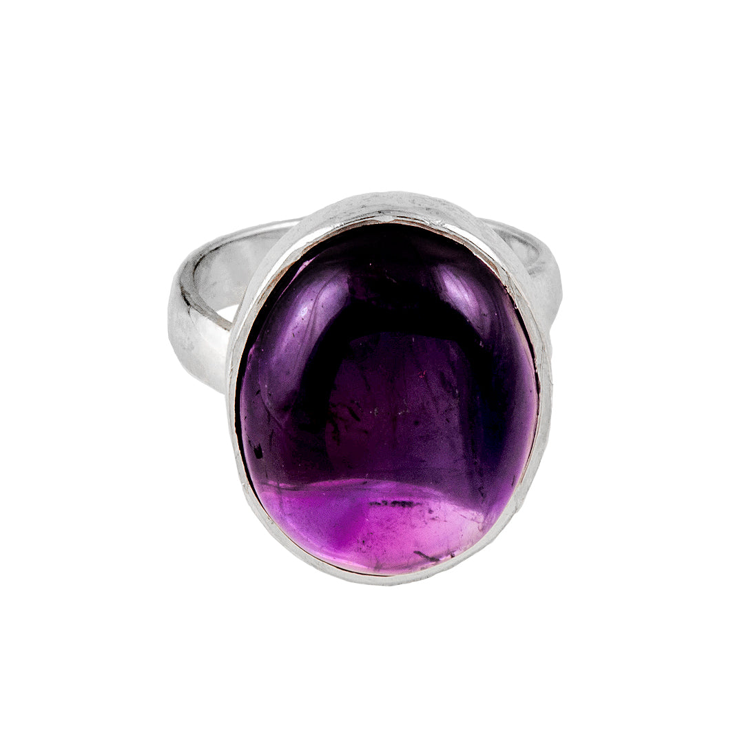 Silver and Amethyst Ring