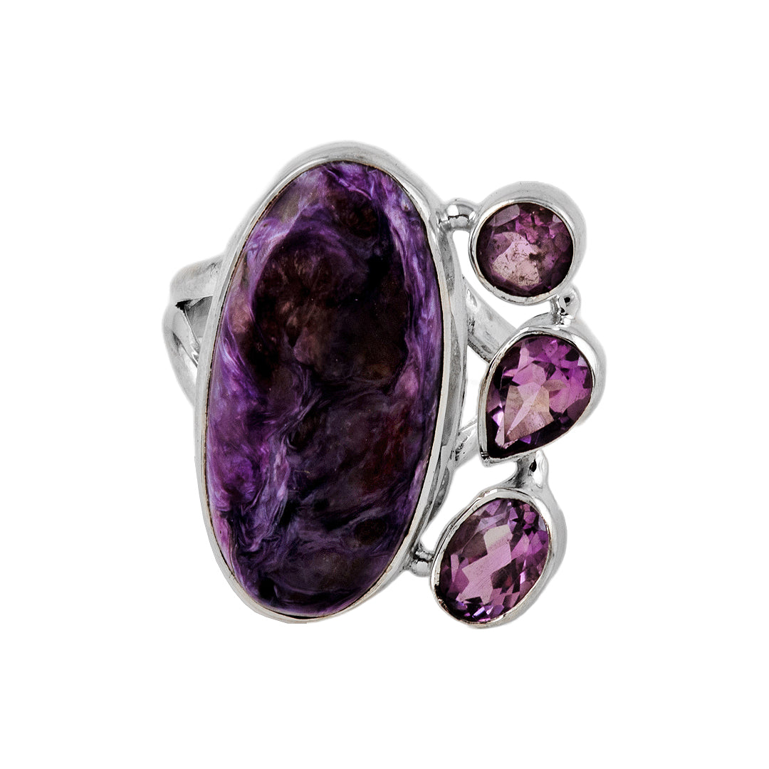 Silver and Amethyst Ring