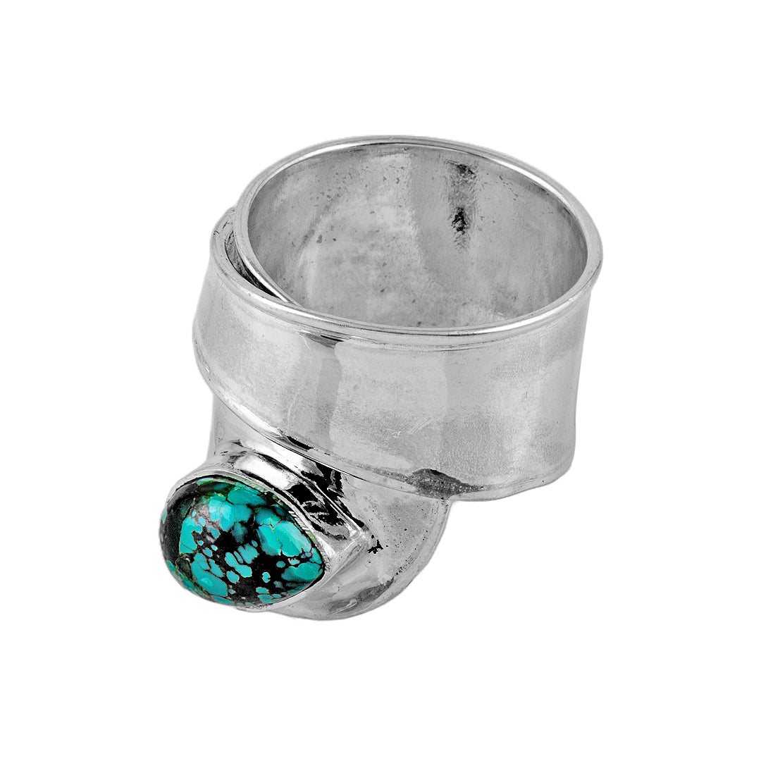 Silver and Turquoise Ring