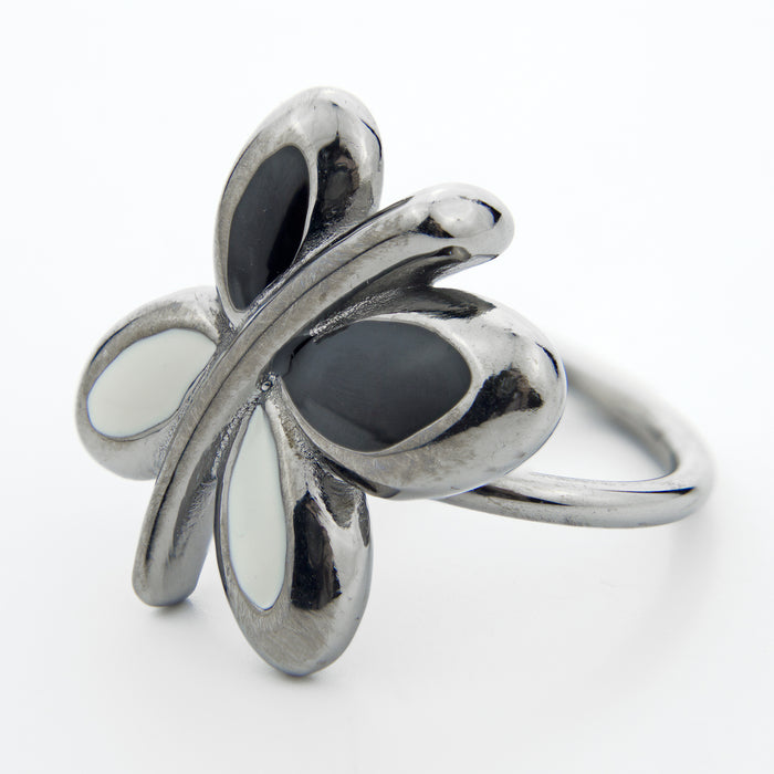 Leafy Silver Ring