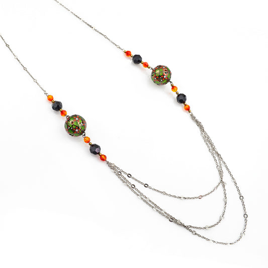 Floral Spheres Necklace