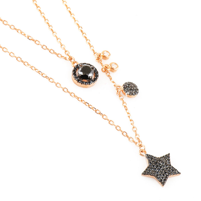 Star Silver Chain Necklace