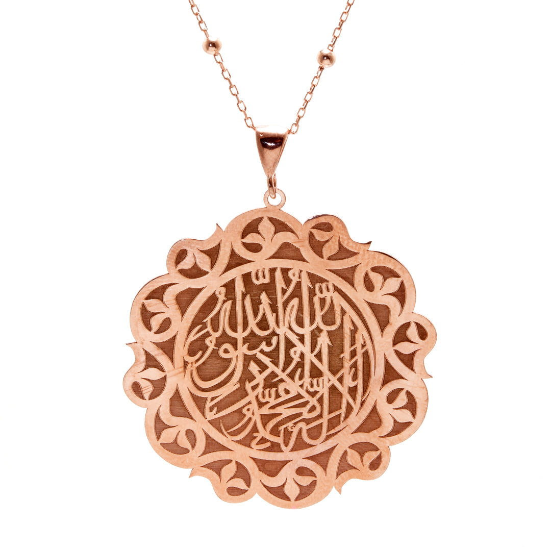 Rose Gold Plated Arabic Necklace