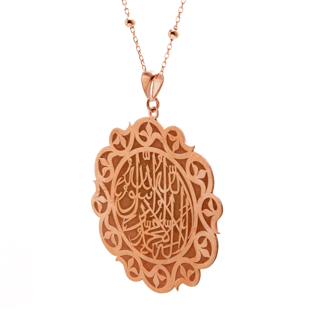 Rose Gold Plated Arabic Necklace