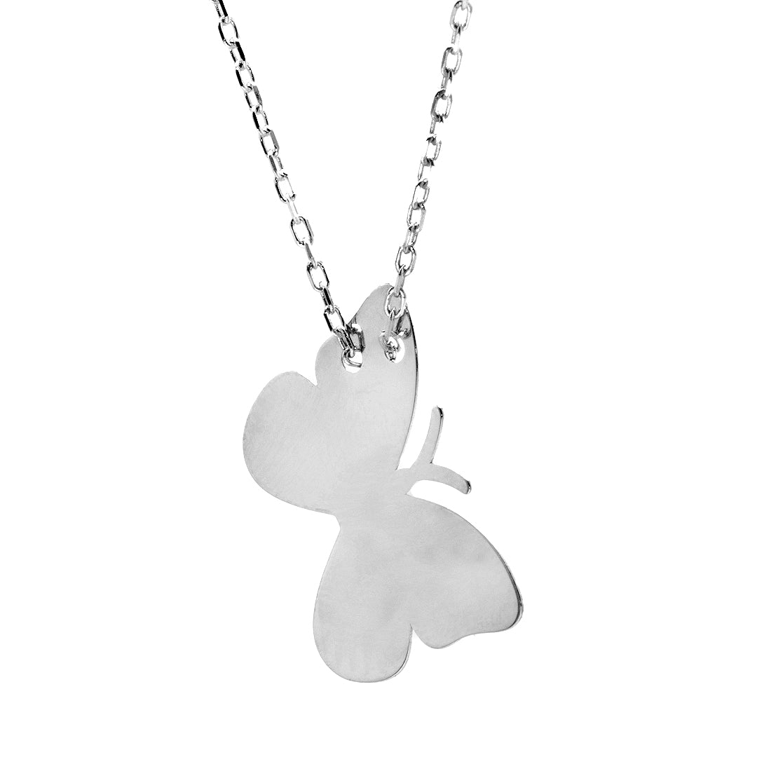 Silver Butterfly Necklace