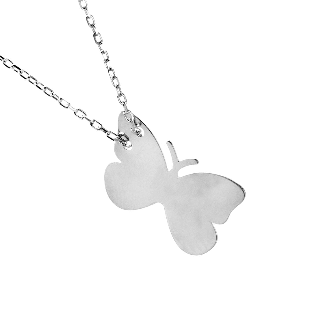 Silver Butterfly Necklace