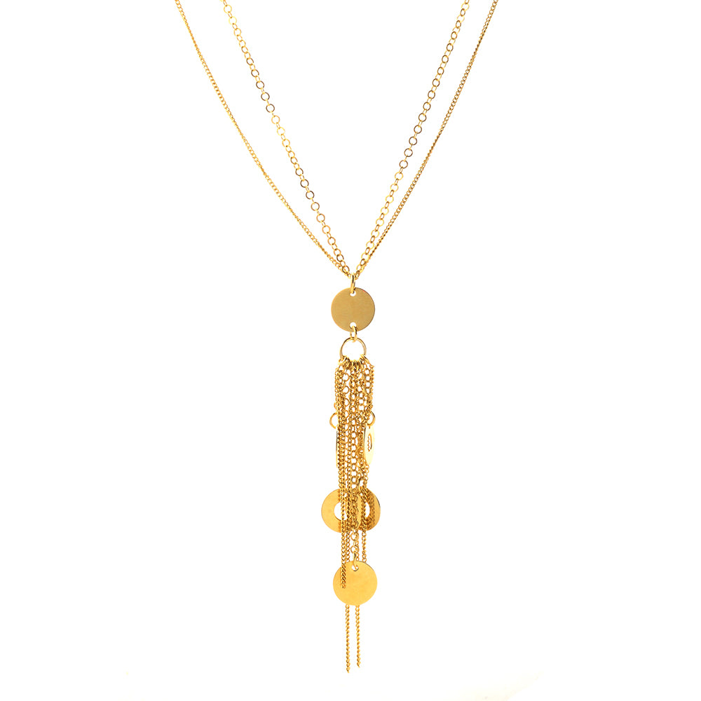 Timeless Luxury: 925 Silver Gold-Plated Necklace