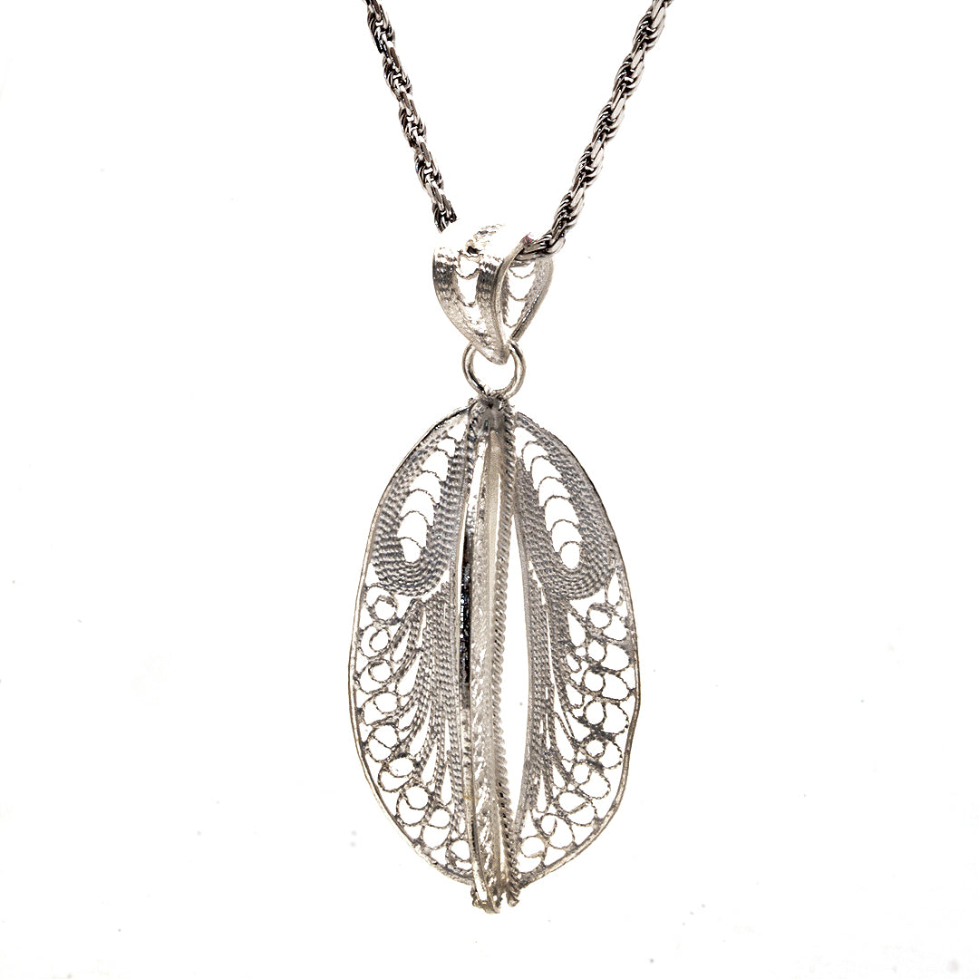 Silver Flower Pendant