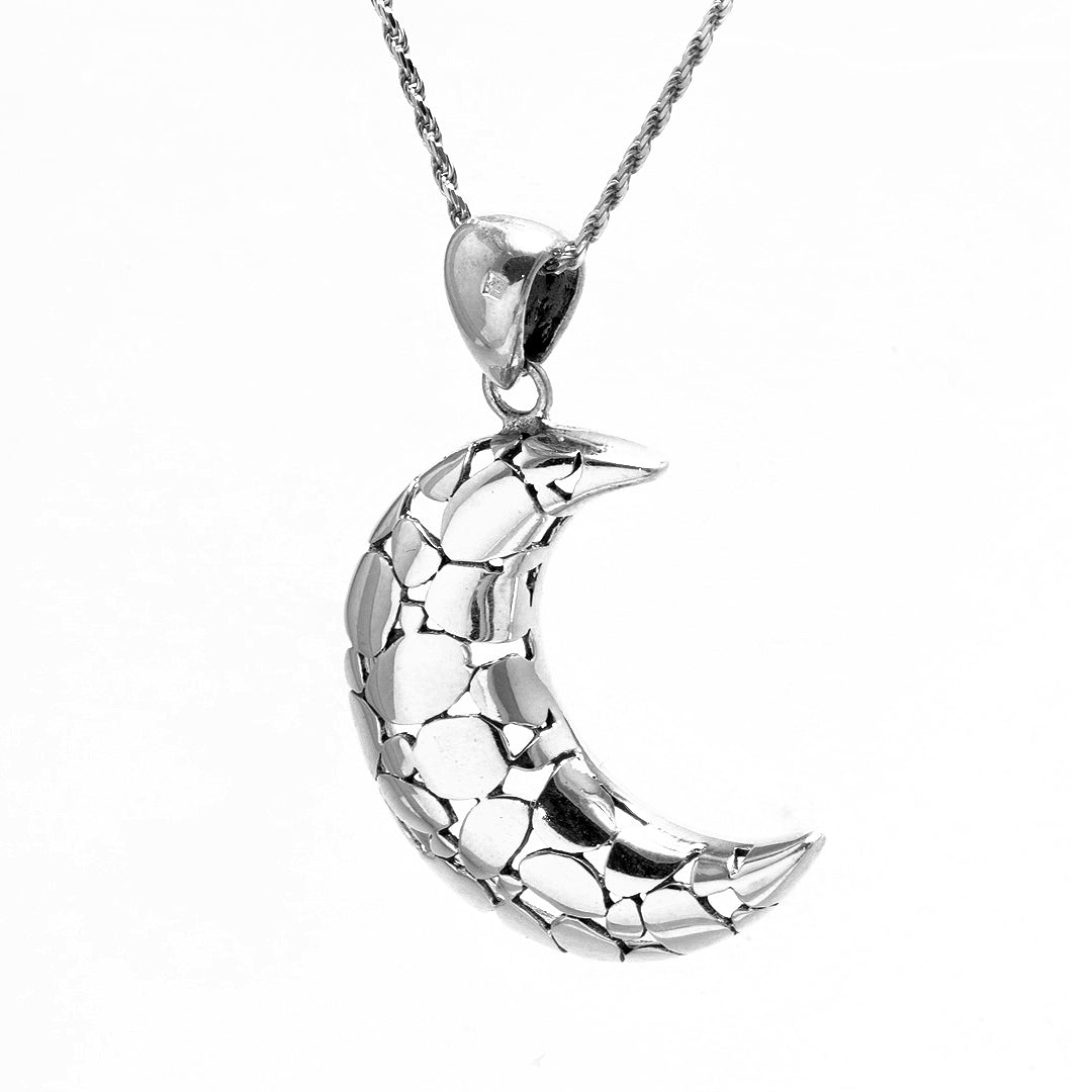 Silver Crescent Pendant