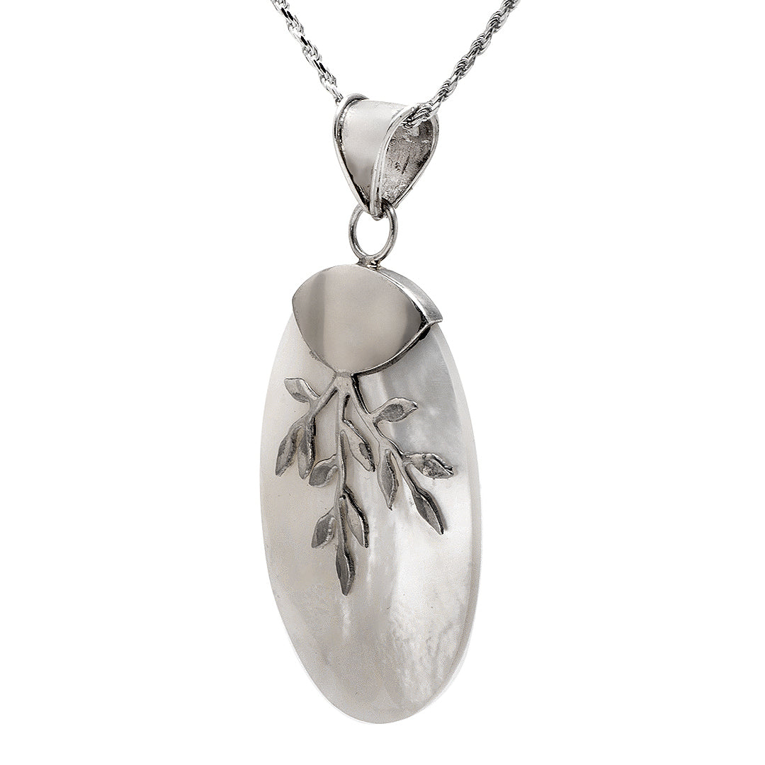 Silver Pendant with Mother of Pearl