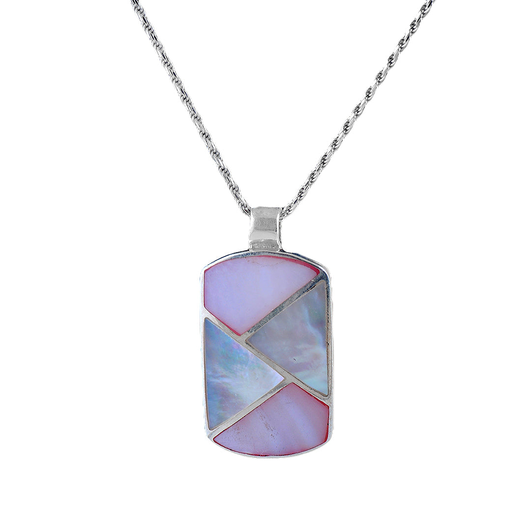 Colorful Silver Pendant