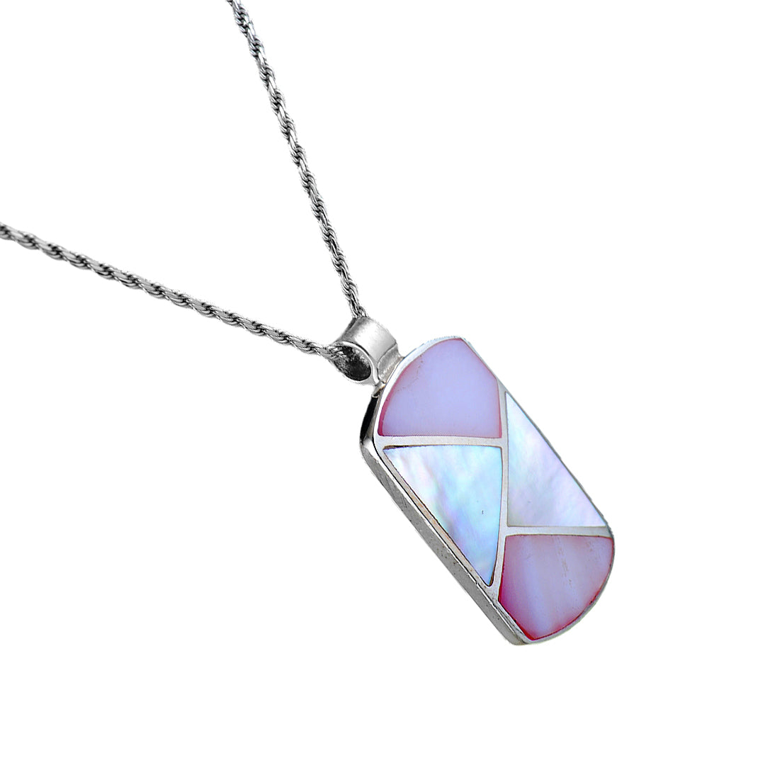 Colorful Silver Pendant