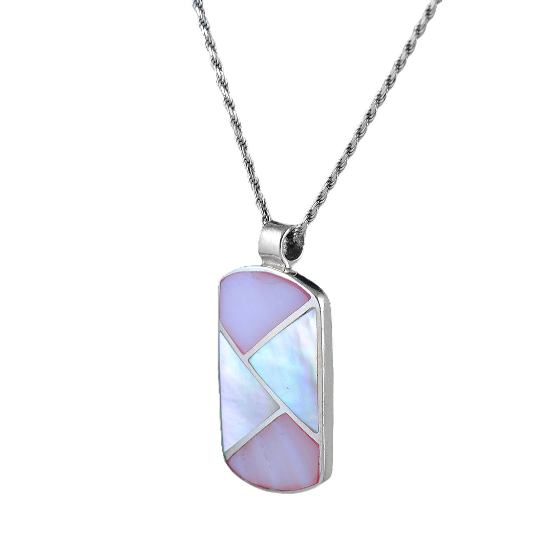 Colorful Silver Pendant