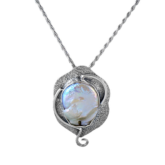 Silver and Mother of Pearl Pendant