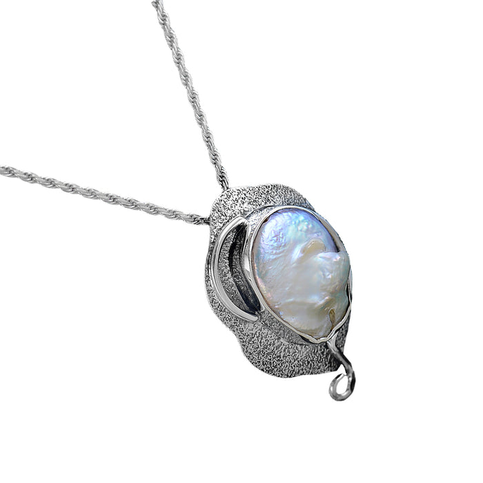 Silver and Mother of Pearl Pendant