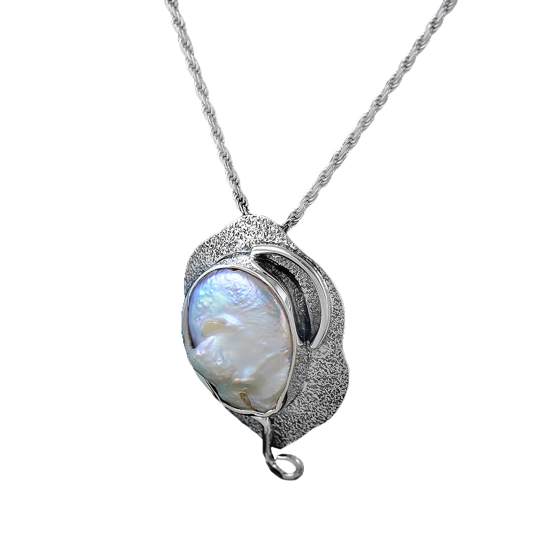 Silver and Mother of Pearl Pendant