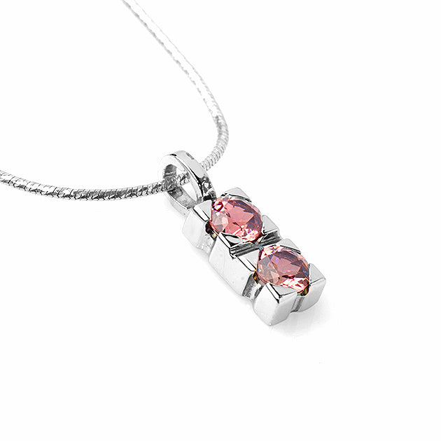 Silver and Tourmaline Pendant