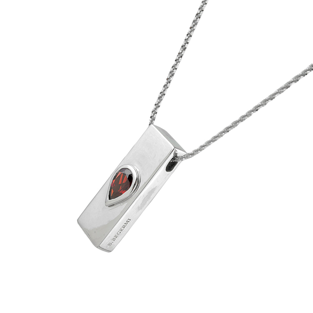 Enchanting Allure: Garnet S. Begermi Pendant