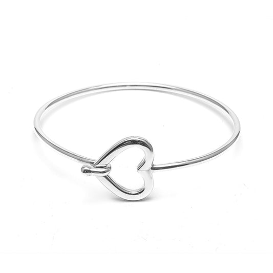 Silver Heart Bracelet