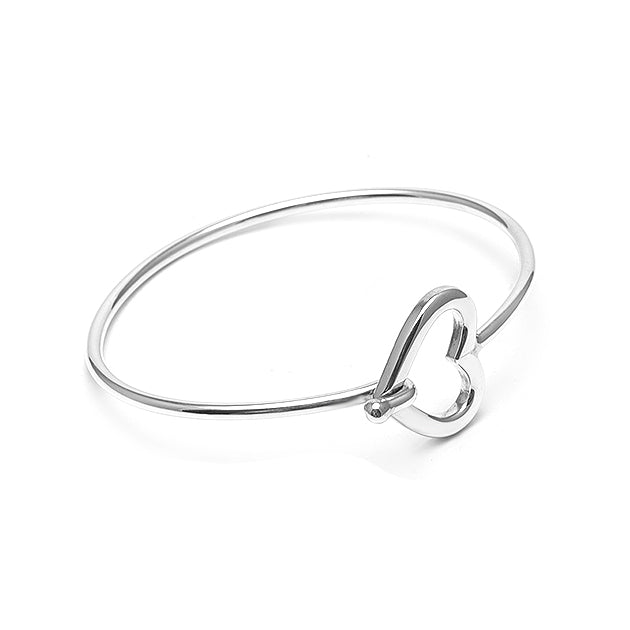 Silver Heart Bracelet