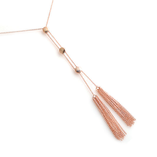 Timeless Charm: Rose Gold Plated 925 Sterling Silver Necklace