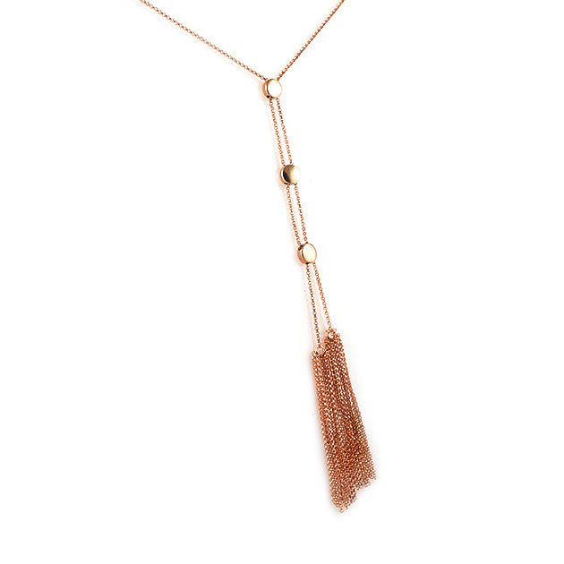 Timeless Charm: Rose Gold Plated 925 Sterling Silver Necklace